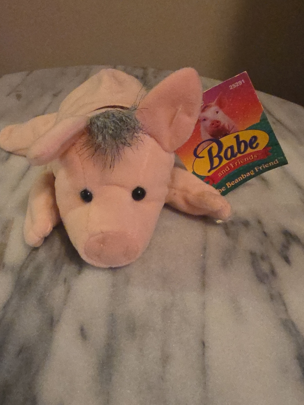 Vintage 1998 Equity Toys Babe Beanbad Piglet With Original Tags
